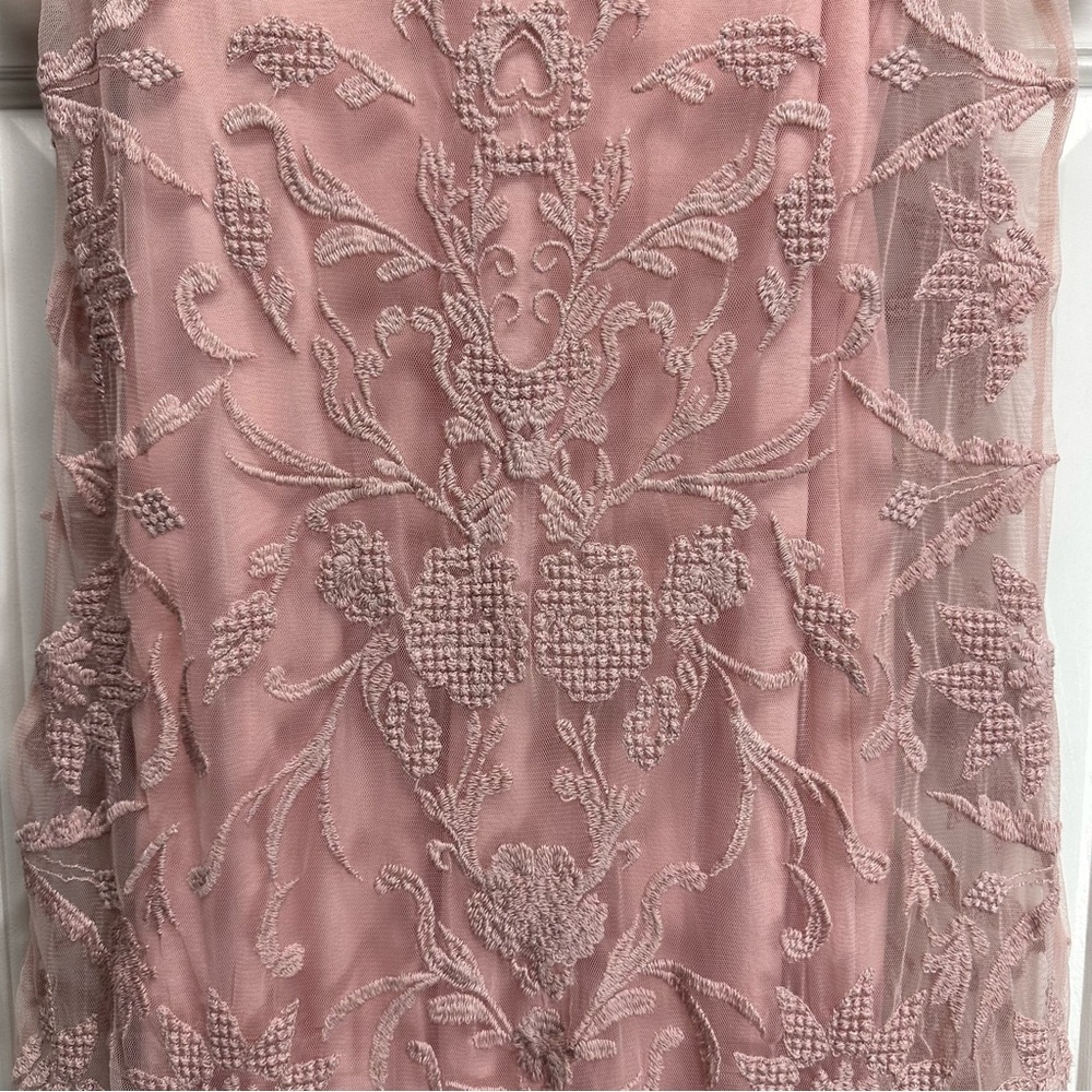 Sundance True Grace Pink Lace Dress Blush Pink Size PXS Coquette Feminine Soft - Picture 4 of 15